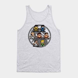 Pixelated Kombat Tank Top